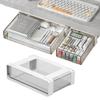 Slide-out Under Desk Drawer Attachable Table Storage Box Convenient Pencil Holder Tray School