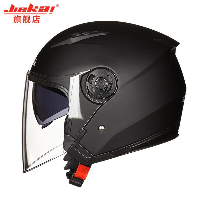 Unisex Open-Face Motorcycle Helmet With Dual Lens Anti-Fog UV Protection Adult Riders Fall Winter