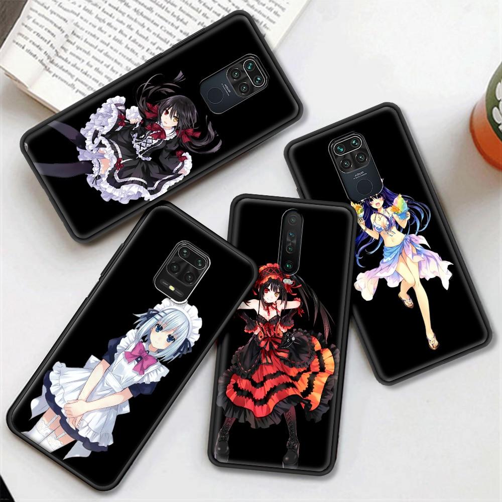 Чехол для телефона Date a Live Tokisaki Kurumi Funda для Xiaomi Redmi Note 8 11 10 Pro 10S 9S 9 9T 8T 9C 9A 8A 7 K40, игровой мягкий чехол