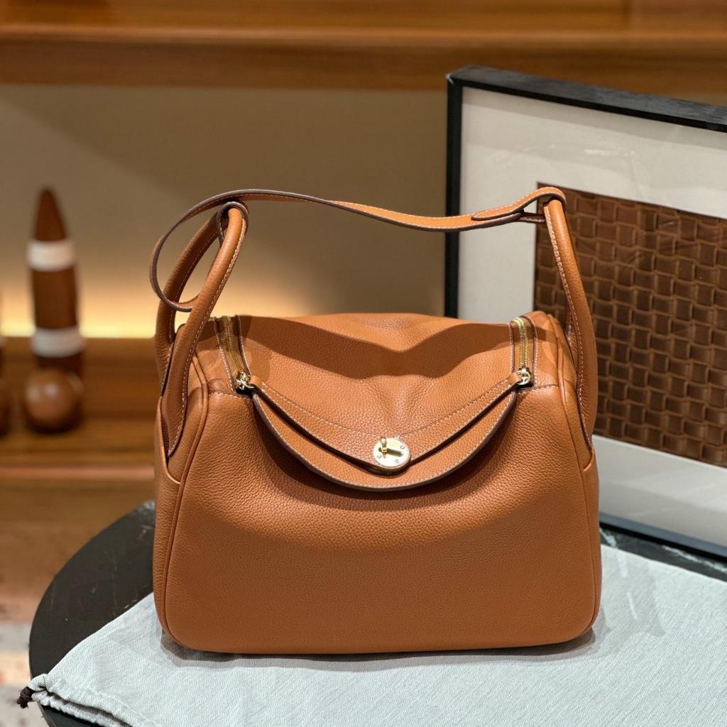 30TC Верхний слой коровьей кожи Замок Однотонное плетение Кофейная сумка-тоут Большая вместимость Натуральная кожа Органайзер Женская сумка