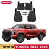 Брызговики для TOYOTA TUNDRA 2022 2023, брызговики, передние и задние колеса, крылья, автомобильные аксессуары