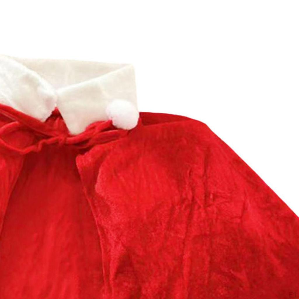Рождественский плащ-накидка Зимний Санта для карнавала Праздничное торжество