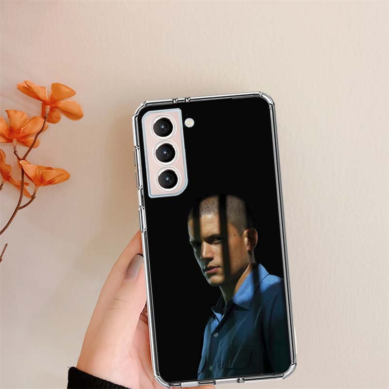 Прозрачные чехлы для телефона из сериала Побег из тюрьмы для Samsung S26 Ultra Galaxy S25 Edge S24 S23 FE S21 Plus S20 S22 S10 Чехол с узором C