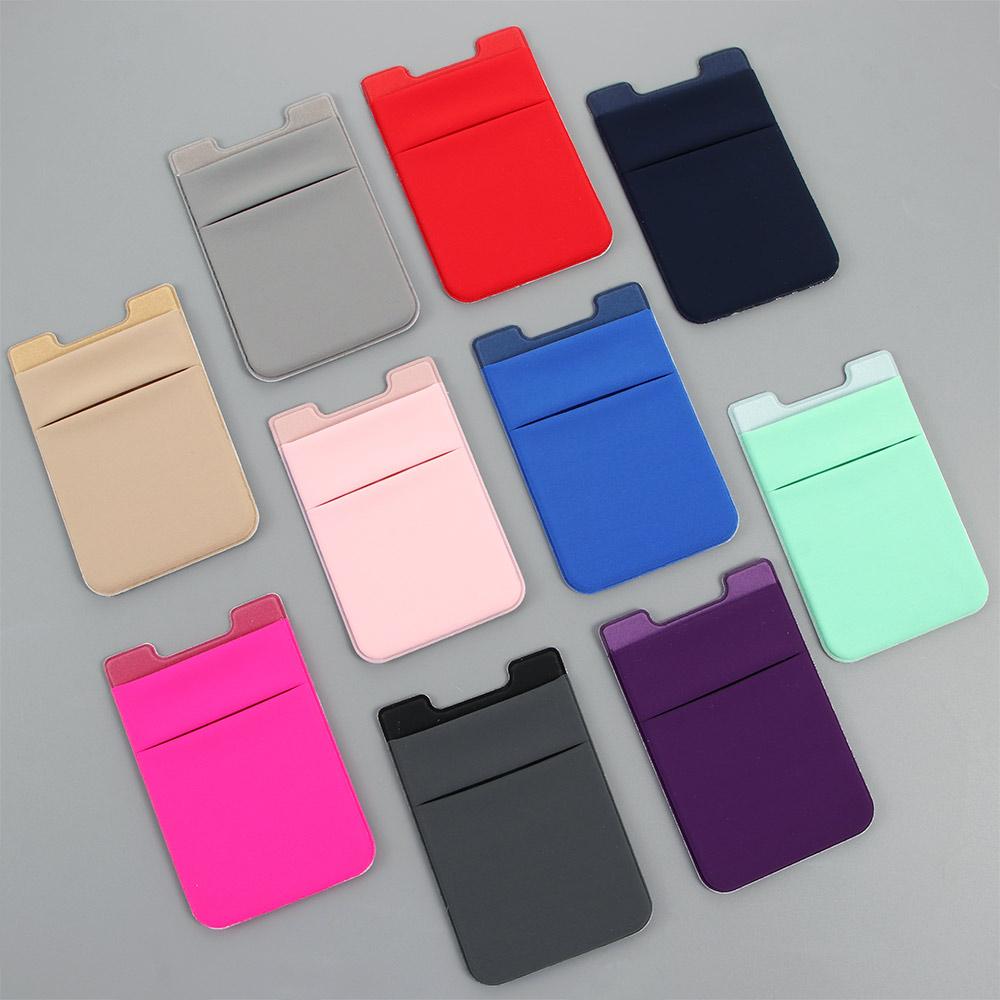 Card Card Sleeve Adhesive Sticker Storage Wallet Mobile Wallet Phone Card Holder Phone Back Pocket