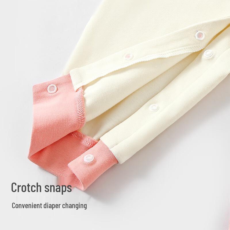 BadiBadi Infant Long-Sleeve Cotton Romper