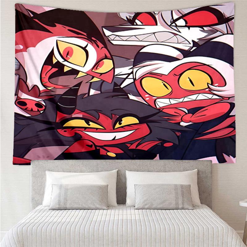 Fantasy Creatures Hotel Tapestry, Unique Design Tapestry, Wall Decor for Bedroom,Livingroom, Playroom,Heartwarming Fan Holiday Gifts
