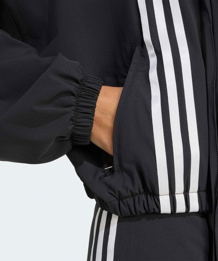 ADIDAS Ribbon Off-Placed 3-Stripe Track Top - Black / Jx2698