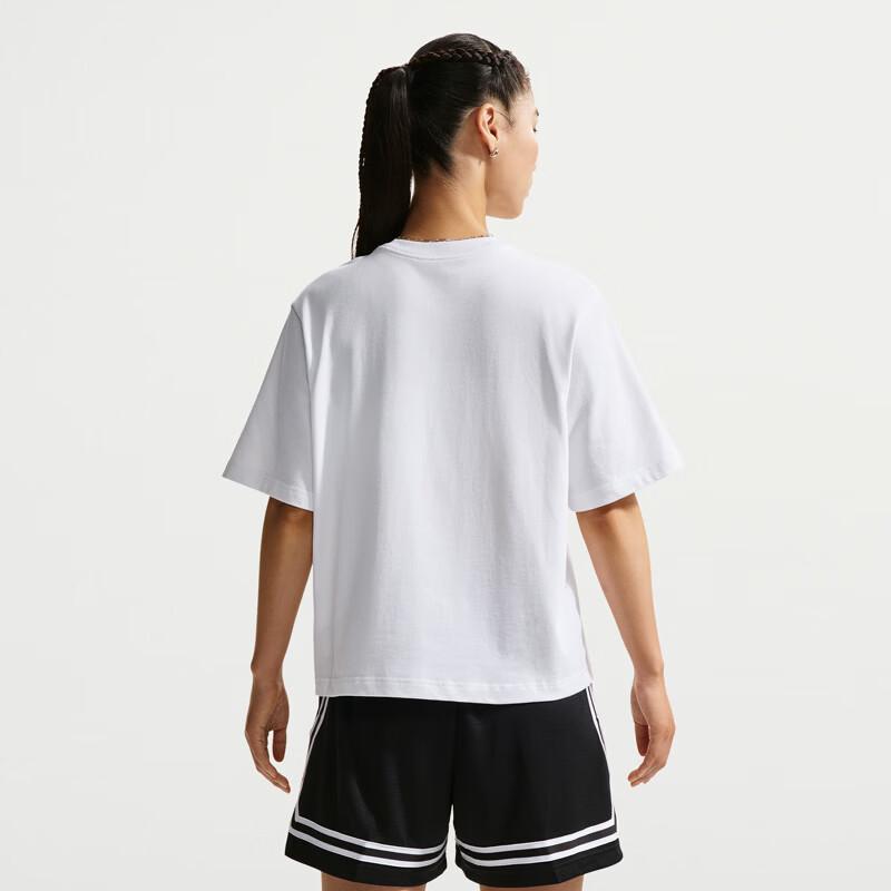 Nike Женский повседневный вязаный топ с коротким рукавом