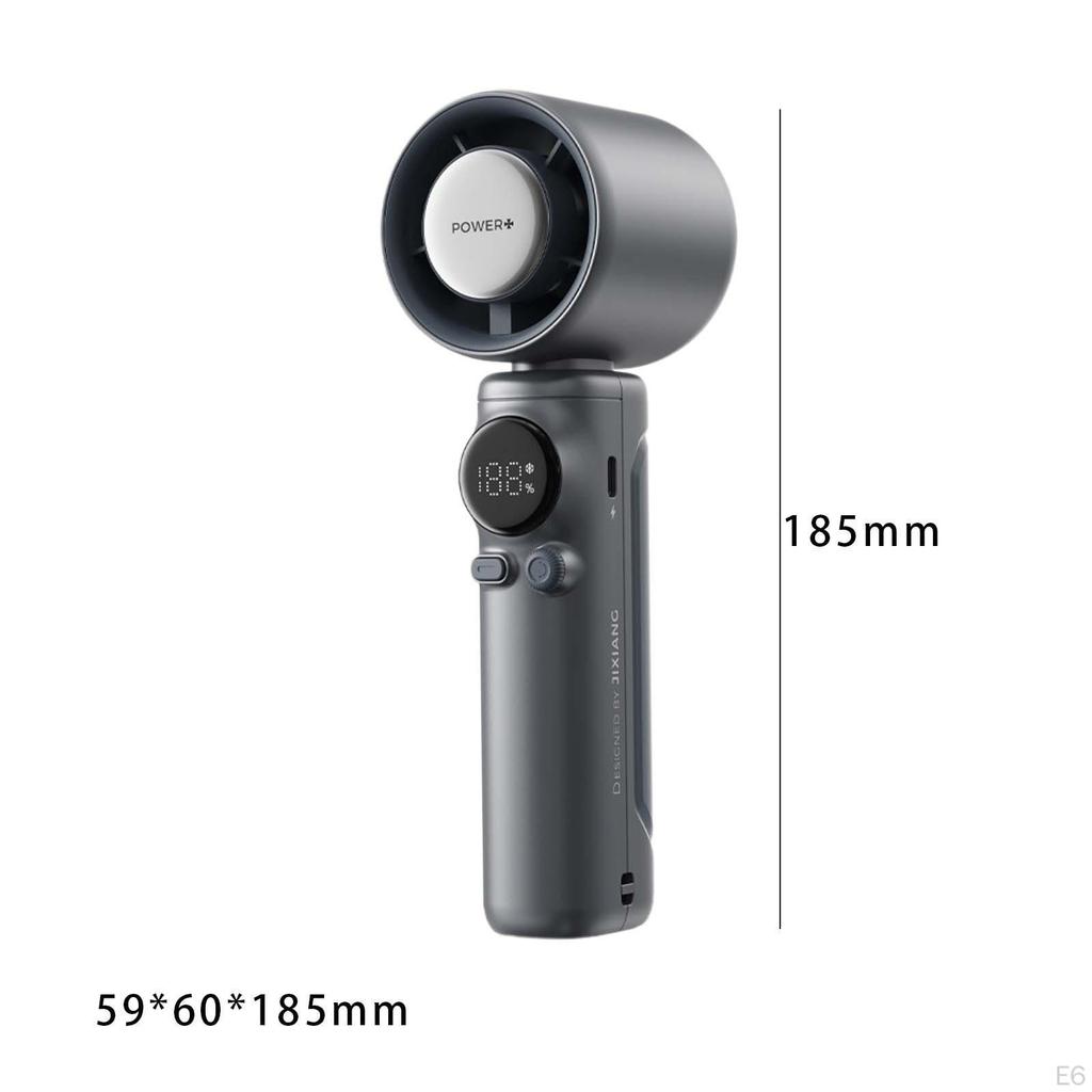 Compact And Stylish Digitally Controlled Silent Desk Fan for Optimal Cooling