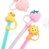 For Straws Glass Anti-Dust Bottle Accessories Anti-Dust Cap Straws Decorative Cap Straw Plug