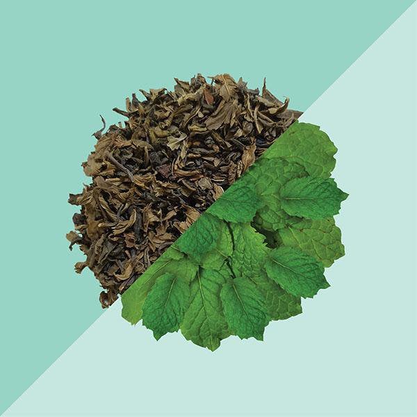 Green Tea Darjeeling with Mint (100 G), Spearmint Green Tea, Tea Trunk