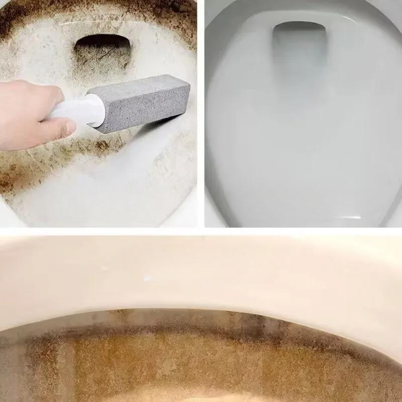 Ручная щетка для чистки туалета в ванной комнате, пемза, щетка для унитаза, ванна, раковина, средство для удаления известкового налета и грязи, средство для чистки туалета