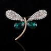 Lovely Women Dragonfly Rhinestone Brooch Pin Breastpin Jewelry Scarf Accessory