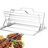 Подставка для жарки курицы из нержавеющей стали Складная решетка для жарки курицы Решетка для жарки индейки Грили
