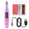 Nail File Art Electric DRILL File Acrylic Manicure USB Portable Machine Kit