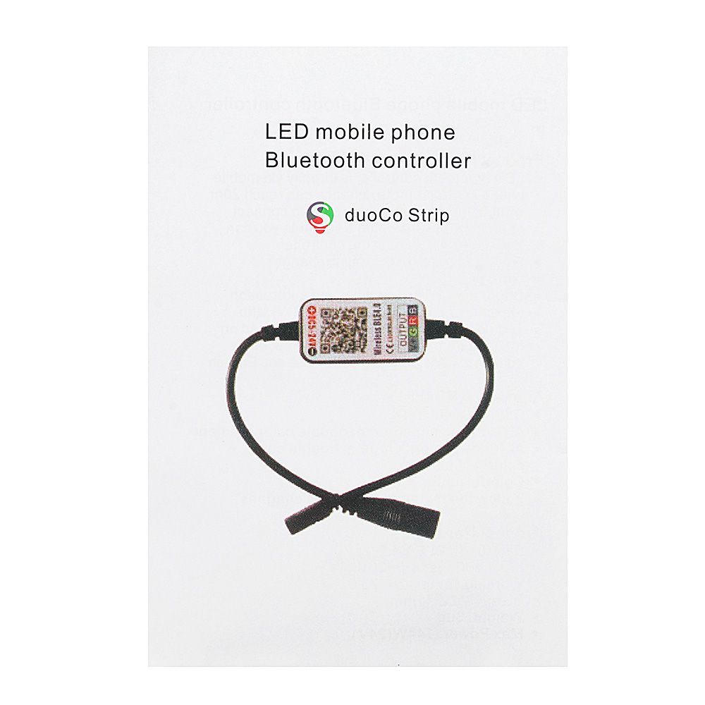 Mini Smart Female Plug to 4Pin Connector Adaptor LED Light Strip Music RGB Controller Bluetooth