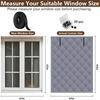 3 Layer Winter Insulated Window Cover Oxford Thermal Insulated Window Blanket For Winter Keeping Warm