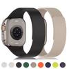 Магнитный ремешок для Apple Watch Ultra 2 49 мм 46 мм 42 мм 45 мм 44 мм 40 мм 41 мм Силиконовый ремешок IWatch Series 10 9 8 7 6 SE 5 4 Браслет