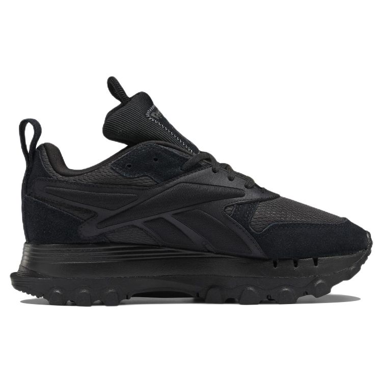 Reebok Кроссовки женские Cardi B x Classic Leather V2 Core черные Pure-Grey-8 GY1942