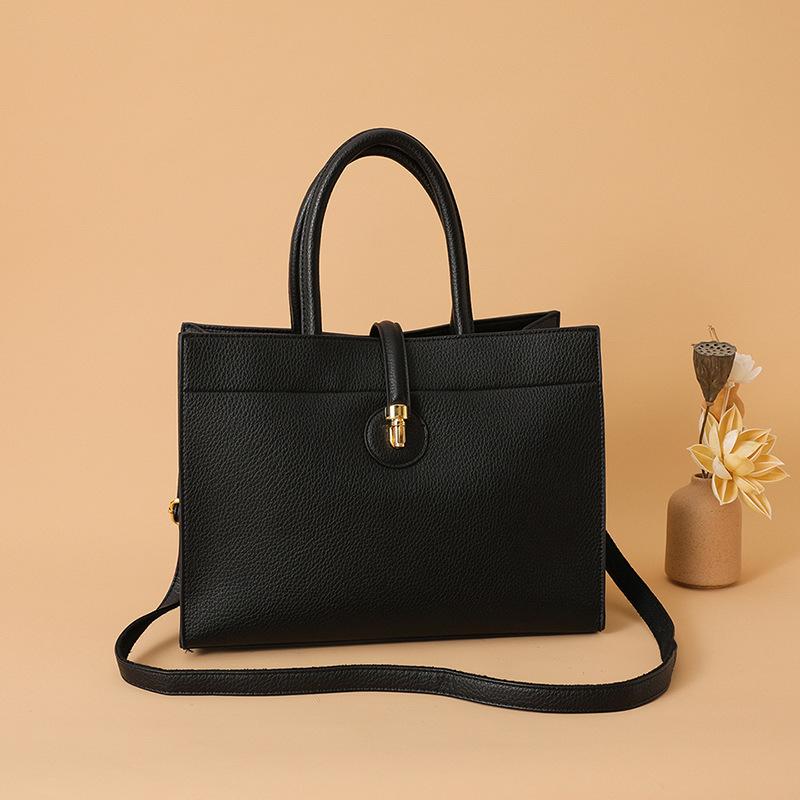 Tote Bag Spring And Summer Women'S Handbag Texture Large Capacity Shoulder Bag Simple Work Commuter Bag Women