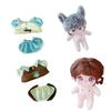 In-stock 20cm Cotton Doll Plush Toy Changeable Outfit With Lock Warm Shortcut Sweatshirt And Pants