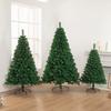 1pc Christmas Tree Large Christmas Ornaments High Quality Artificial Xmas Tree Indoor Outdoor Green With Metal Stand PVC