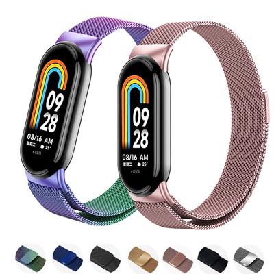 Ремешок Для xiaomi Mi Band 9 глобальная версия аксессуары Миланская петля Запасной ремешок браслет pulseira correa miband 8 NFC ремешок