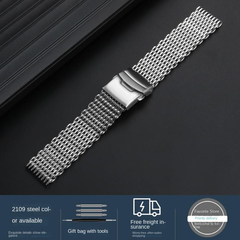 Для Citizen BJ8050-08E больше стиля Ремешок Нержавеющая сталь Соединение ушек Головка Модифицированный ремешок для часов Маленький Маленький монстр Браслет