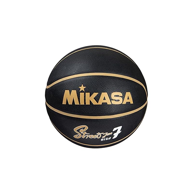 Баскетбольный мяч Mikasa, Размер 7, Резина, Черно-золотой, BB702B-BKGL-EC, Рекомендуемое внутреннее давление: 0,22-0,32 кгс/см²