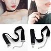 New Black Velvet Choker Adjustable Necklace Ribbon 90s Retro Vintage Gothic Goth Statement Women Jewelry