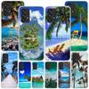 Летний закат на пляже, море, пальма, чехол для телефона для Samsung Galaxy A17 A16 A15 A14 A13 A57 A56 A55 A54 A53 A37 A36 A35 A34 A33 A26