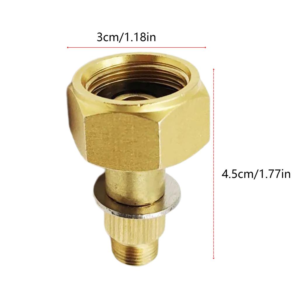 Переходник для уличной плиты Прочный Практичный Деталь для кемпинговой плиты Конвертер для газовой плиты для кемпинга Адаптер для баллона из алюминиевого сплава