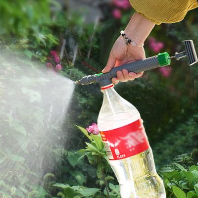 Садовый опрыскиватель для полива, бутылка для напитков, лейка высокого давления, маленькая ручная регулируемая распылительная головка