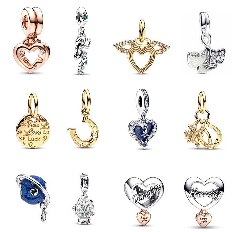 Модные бусины, новые мельхиоровые бусины в канун Рождества, серия «Золушка», зимние бусины из бисера, аксессуары 