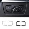 Car Styling Headlight Switch Decorative Sequins Frame Trim Fit For BMW 1/2/3/4 Series F30 F34 F22 F32 F20 F21 X5 F15 X6