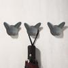 Настенный крючок Французский бульдог 3D Голова бульдога Крючок для одежды Декоративная вешалка для ключей Настенный