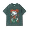275 GSM Washed T-shirts 100% Cotton My Hero Academia V24 Bakugo Print Unisex Heavy Cotton T Shirt