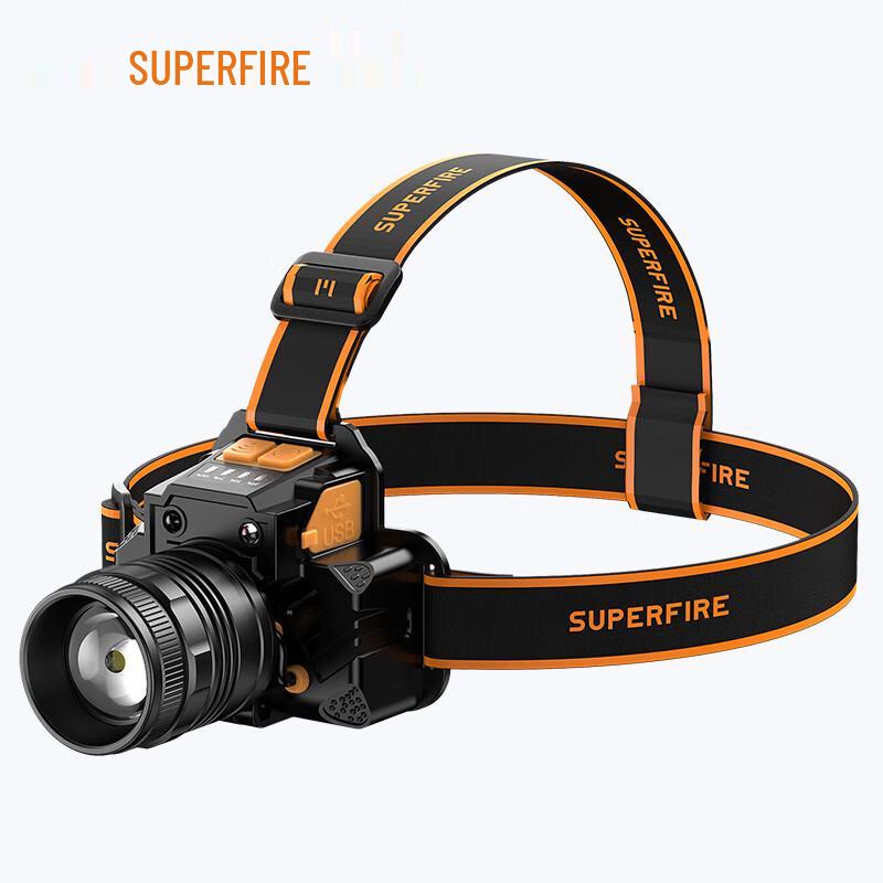 SupFire Перезаряжаемый светодиодный налобный фонарь HL58