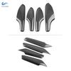 For Honda Civic 11th  ABS Carbon Fiber Texture Car Interior Window Control Side Panel Door Armrest Cover Protective Trim