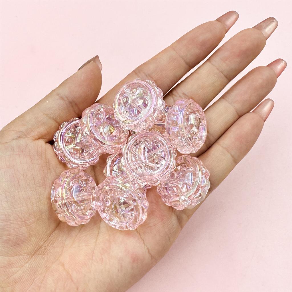 Модные акриловые DIY 10 шт. DIY ювелирные аксессуары для изготовления браслетов и сережек свободные бусины 23,4 мм кошка