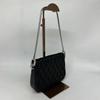 [Pre-Owned] Sassy Silver Logo Pleated Soft Lambskin Tote Bag Medium - Excellent #1RXHS03