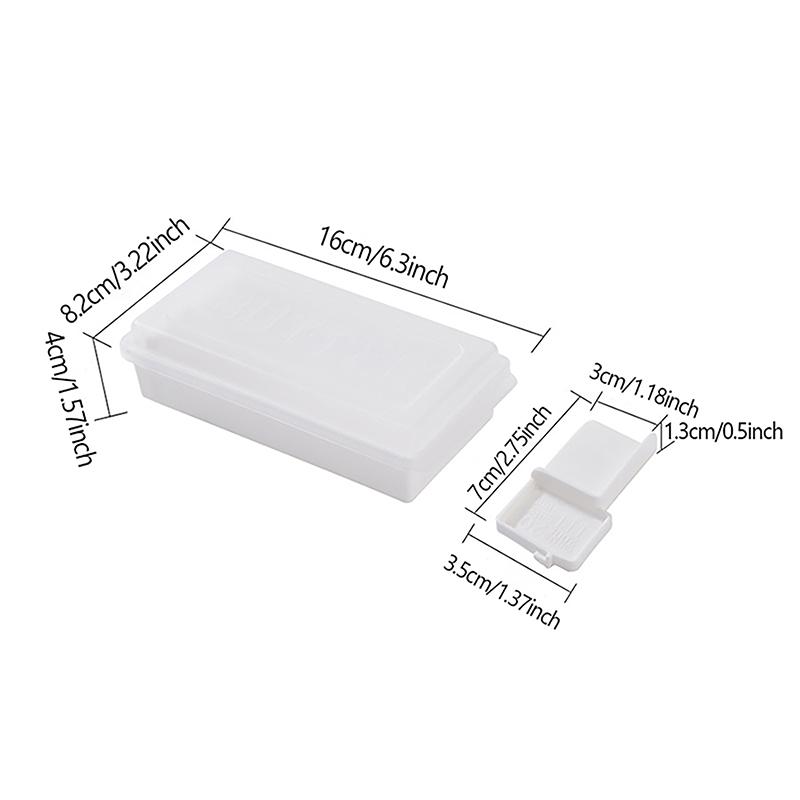 Прозрачный с крышкой тарелки для масла с резаком-слайсером коробка для хранения свежего масла на столешнице для холодильника для хранения дома