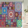 Nordic Wind Abstract Art Boho Shower Curtain Waterproof Polyester Bath Curtain Bohemian Style Curtains For Bathroom Decor