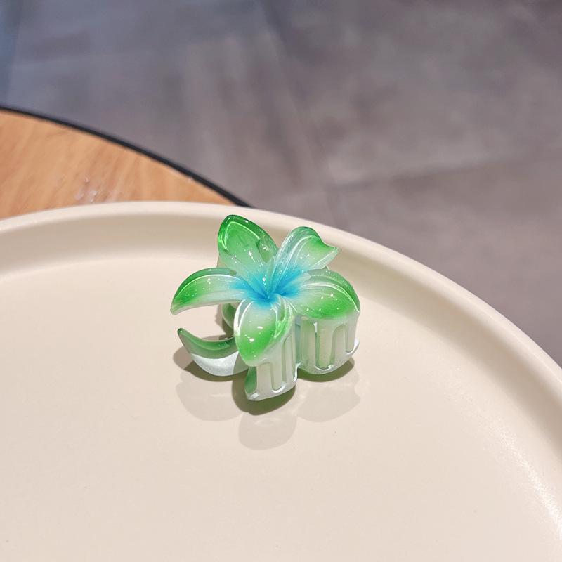 Plumeria Candy Color Fairy Hair Clip - Elegant Shark Clip Accessory