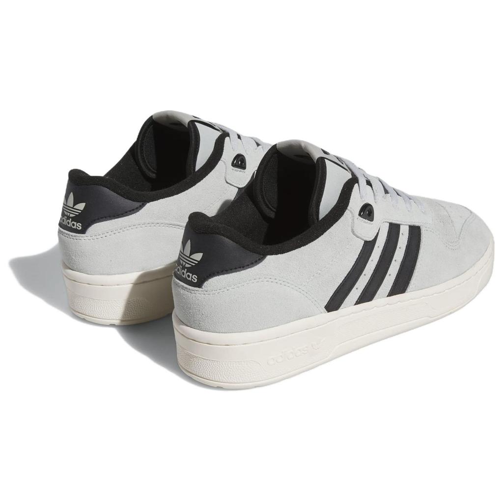 adidas Rivalry Low Wonder Silver Black Мужские кроссовки Grey Core-Black Off-White IE7210