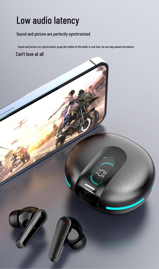 Беспроводные Bluetooth-наушники TWS для спорта с шумоподавлением, двойными микрофонами и сверхдолгим временем работы от аккумулятора.