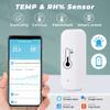 Tuya Smart Temperature and Humidity Sensor Battery Powered WiFi + Bluetooth Smart Home Hygrometer Thermometer Monitor