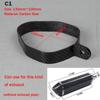 Motorcycle Exhaust Muffler Escape Clamp Carbon Fiber Hanger Bracket 90mm 100mm 120mm for Yoshimura for akrapovics for SC for TBR