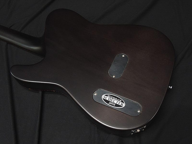 SCHECTER TSB Oriental Line Schecter Thin Body Acoustic Guitar F Hole Electric Acoustic Telecaster Shape Satin Sunburst Passive Specification Change