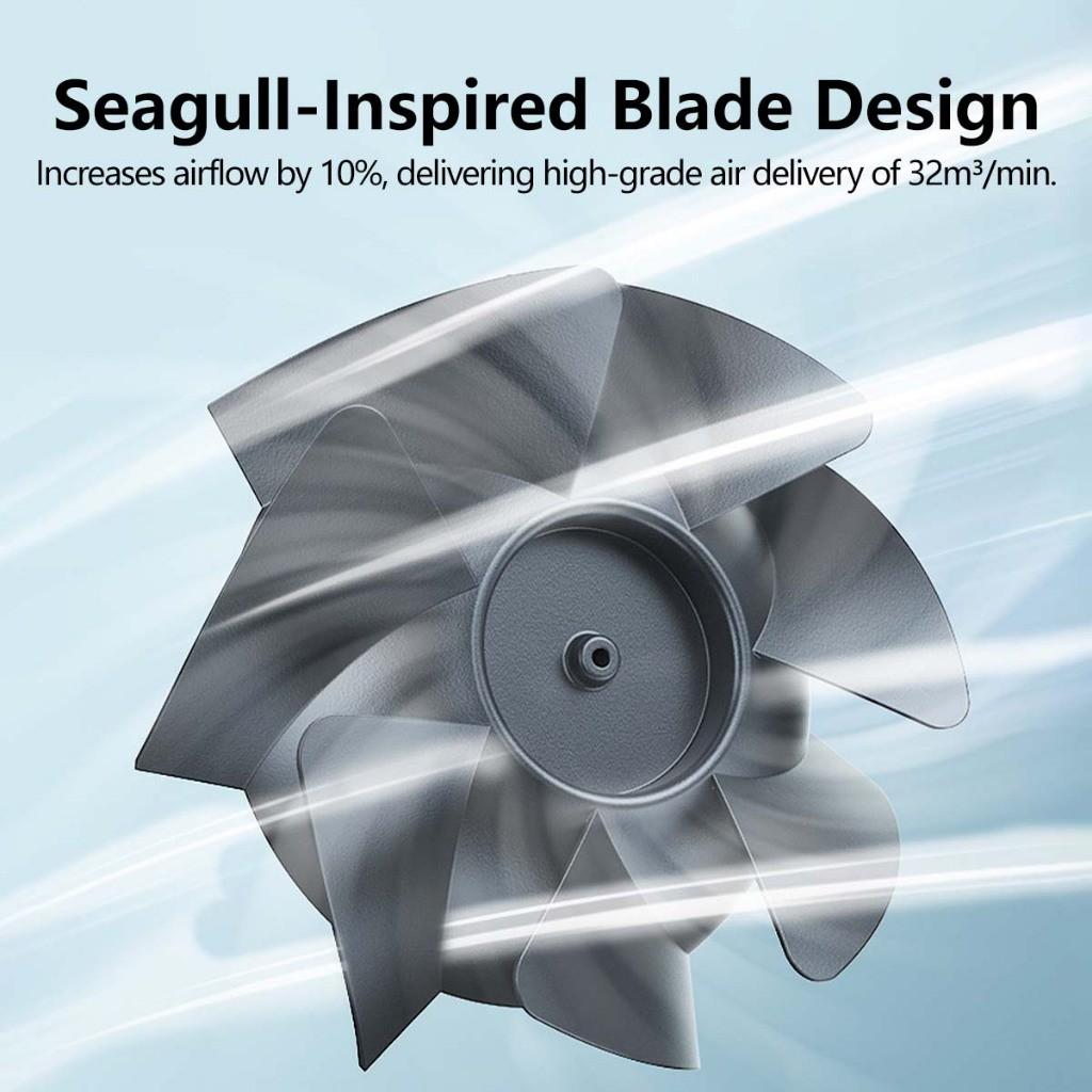 Интеллектуальный настольный вентилятор циркуляции воздуха Мини портативный электрический вентилятор Беспроводной USB перезаряжаемый вентилятор